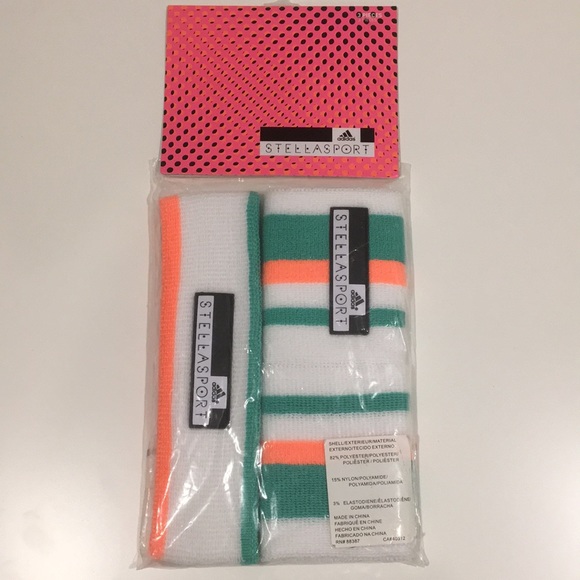 ADIDAS StellaSport Women’s Head and Wrist Band Set - Picture 3 of 4